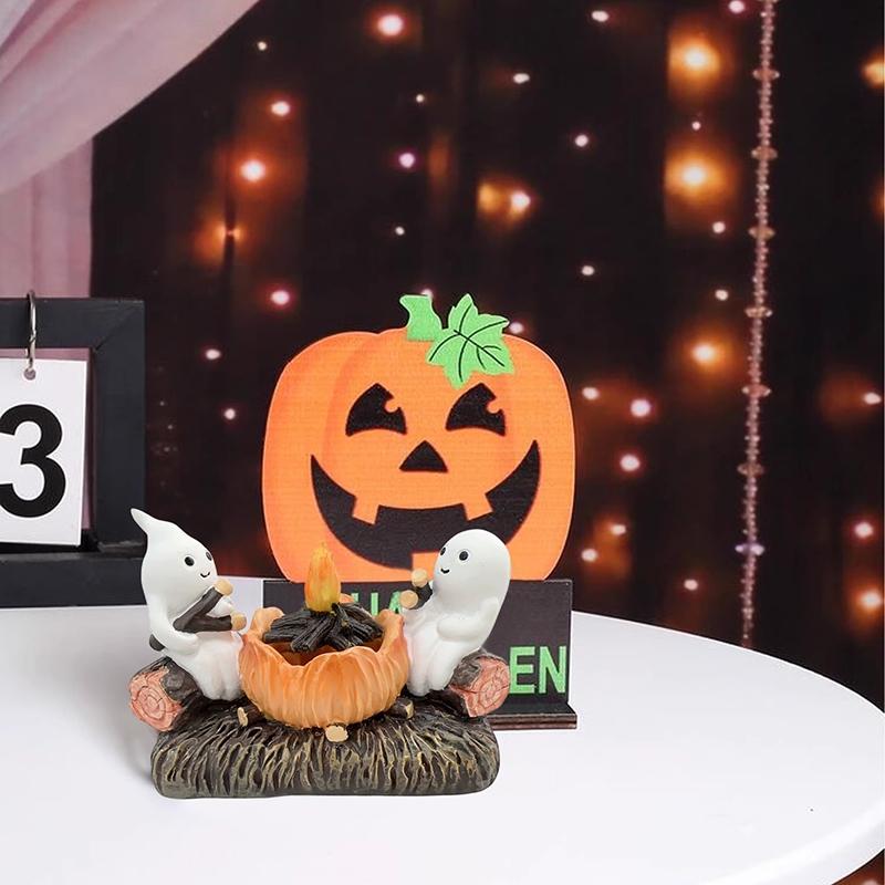 Halloween Decoration Halloween Ornament Desk Accessorie Ghost Ornament Party Desktop Fidget Toy Office Accessorie Room Decor