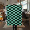 1Pc Cartoon Print Flannel Blanket, High Quality Comfortable for All Seasons, Home Decor, Warmth and Comfort, Perfect for Christmas Birthday Gift