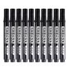 10pcs Permanent Markers,Oil-Based Ink, Large Nib,Waterproof,Quick-Drying For Logistics Express Delivery And Marking Purposes