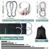 Tree Swing Strap: 3FT 2-Pack 5000 lbs Heavy-Duty Hanging Kit with Lock Carabiner - Swivel Design for Backyard, Camping Outdoor Relaxation