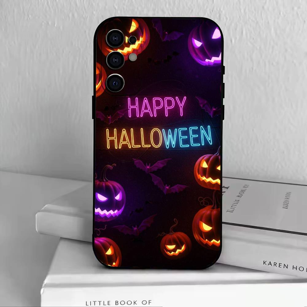 Halloween-HH Phone Case For Samsung S25,S24,S21,S22,S23,S30,Ultra,S20,Plus,Fe,Lite,Note,10,Black Cover