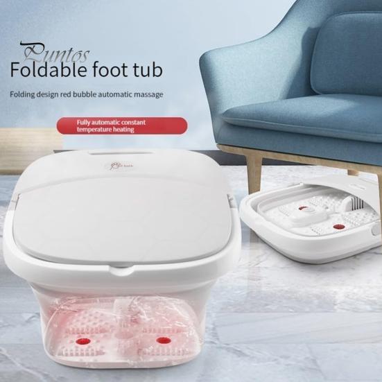 

Электрический спа-массажер для ног с дистанционным управлением, регулируемой температурой, складная конструкция, электрический вращающийся массажер для ног, ванна для замачивания US Plug