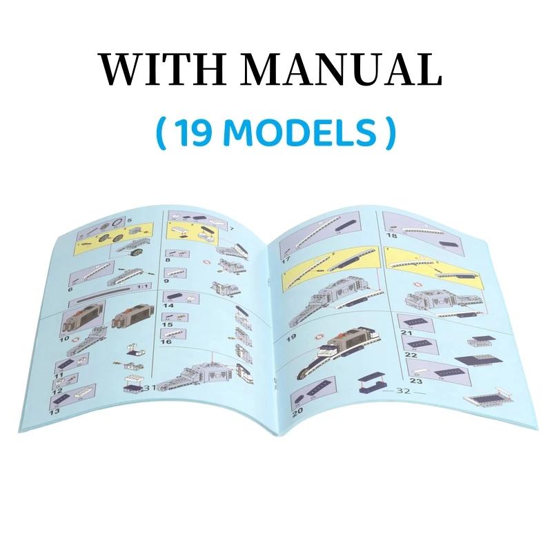 Modello Educativo STEM da Costruire Assemblaggio Tecnico Creativo Mattoncini Kit MOC Giocattolo Didattico Regalo Adulti Bambini Vacanze