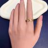 Bague Symbole Infini Ouverte Style Européen & Américain en Acier Inoxydable - Bijou Inaltérable