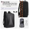Commuter Hard Shell 15.6" Laptop Backpack with Large Capacity, Anti-Slip Chest Buckle, Durable Design