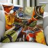 Retro Medieval Futuristic Space Cushion Cover Birthday Anniversary Gifts Double Sided Printed Zipper Cushion Cover Soft Skin