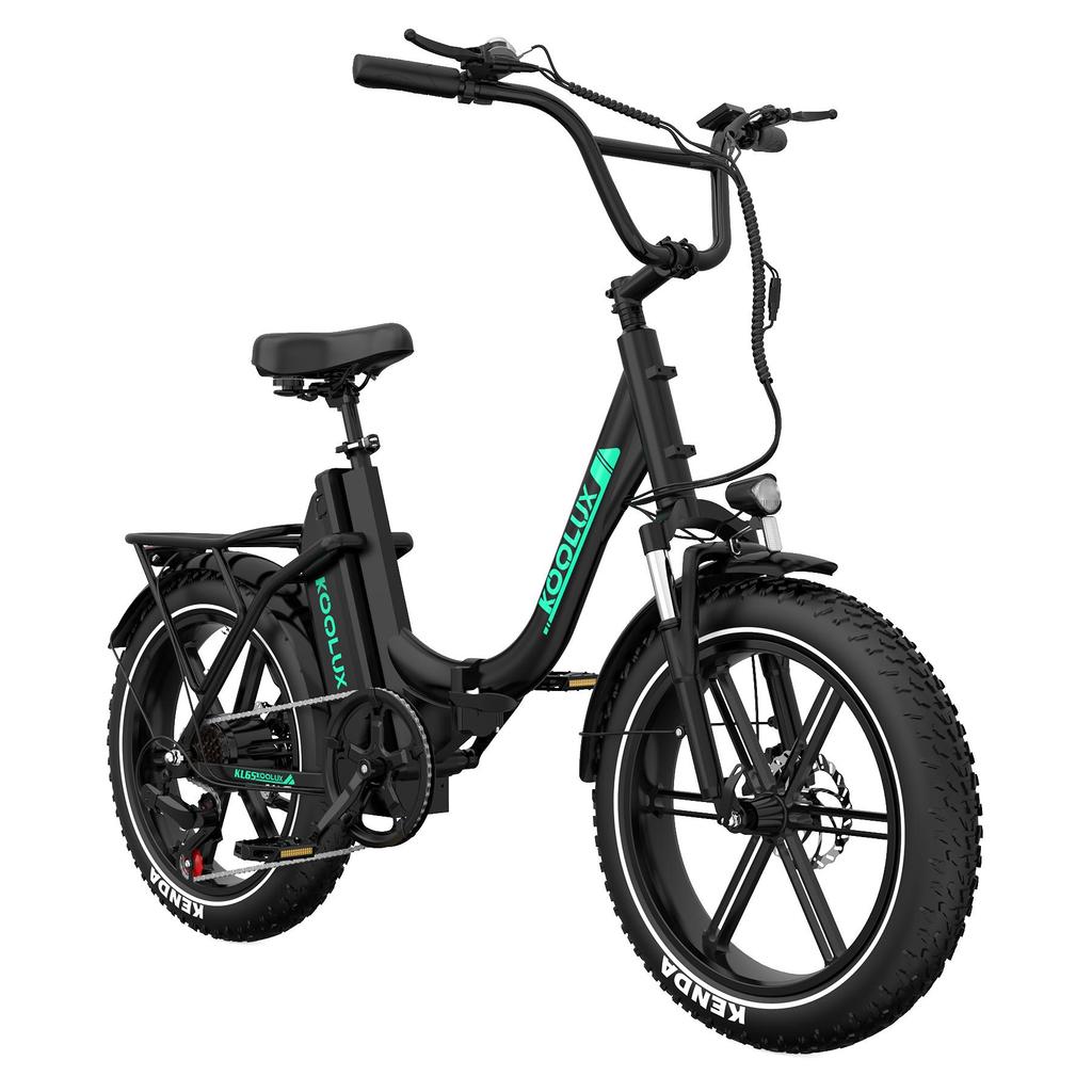 KOOLUX KL6S Erwachsenen Faltbares Elektrofahrrad 500W Motor 48V15.6Ah Batterie 20 Zoll Fat Tires Elektrofahrrad Stadt Outdoor Off-Road E-Bike