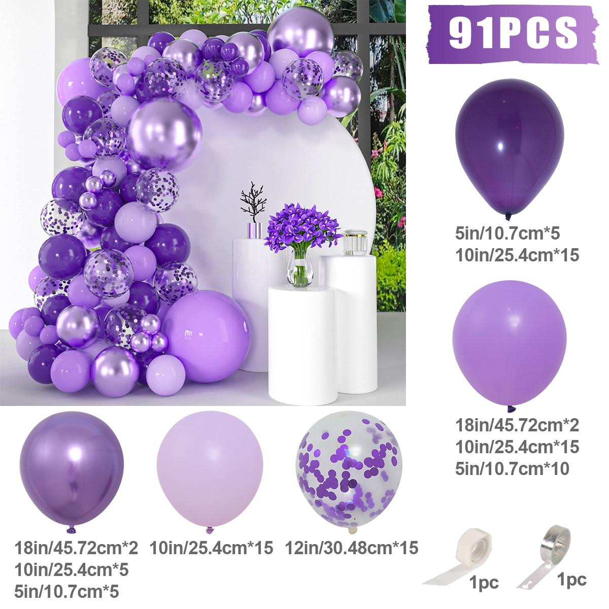 

Фиолетовые шары гирлянда арка комплект латексные шары свадьба день рождения вечеринка украшения дети взрослые свадьба детский душ декор шары Other