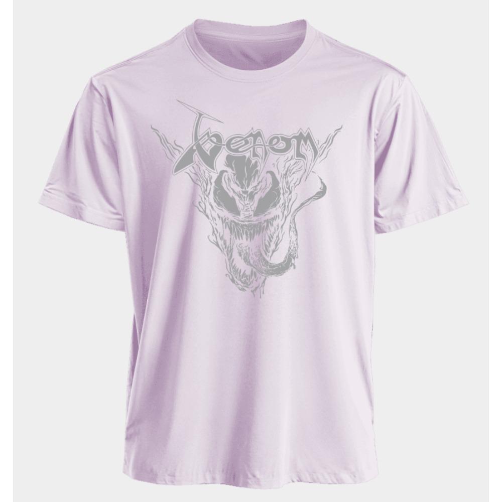 Men's and Women's T-shirts Venom Summer American Spring and Autumn Casual Sporty Punk Harajuku Fashion Short Sleeves