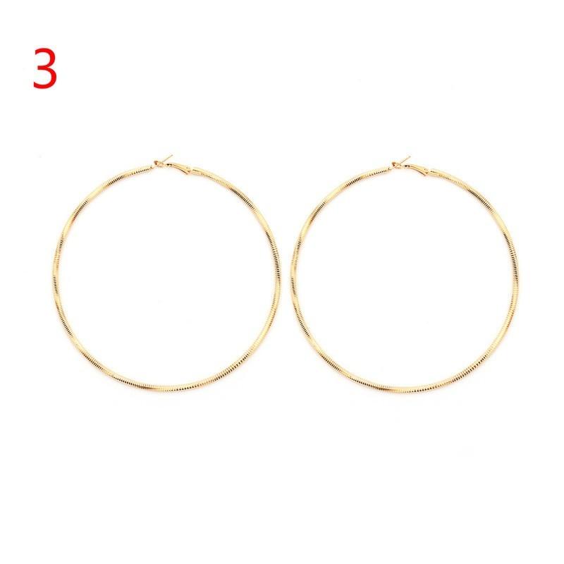 European and American jewelry original street earrings geometric exaggerated metal earrings ear ring