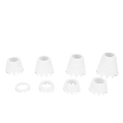 8Pcs Unbreakable Tees Set TPU 1 4in To 2in Home Practice Training Simulator Tees for Driving Range