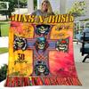 Guns n'roses band retro print blanket Flannel Soft Comfort Blanket Home Travel Blanket Kids Warm Blanket birthday gift