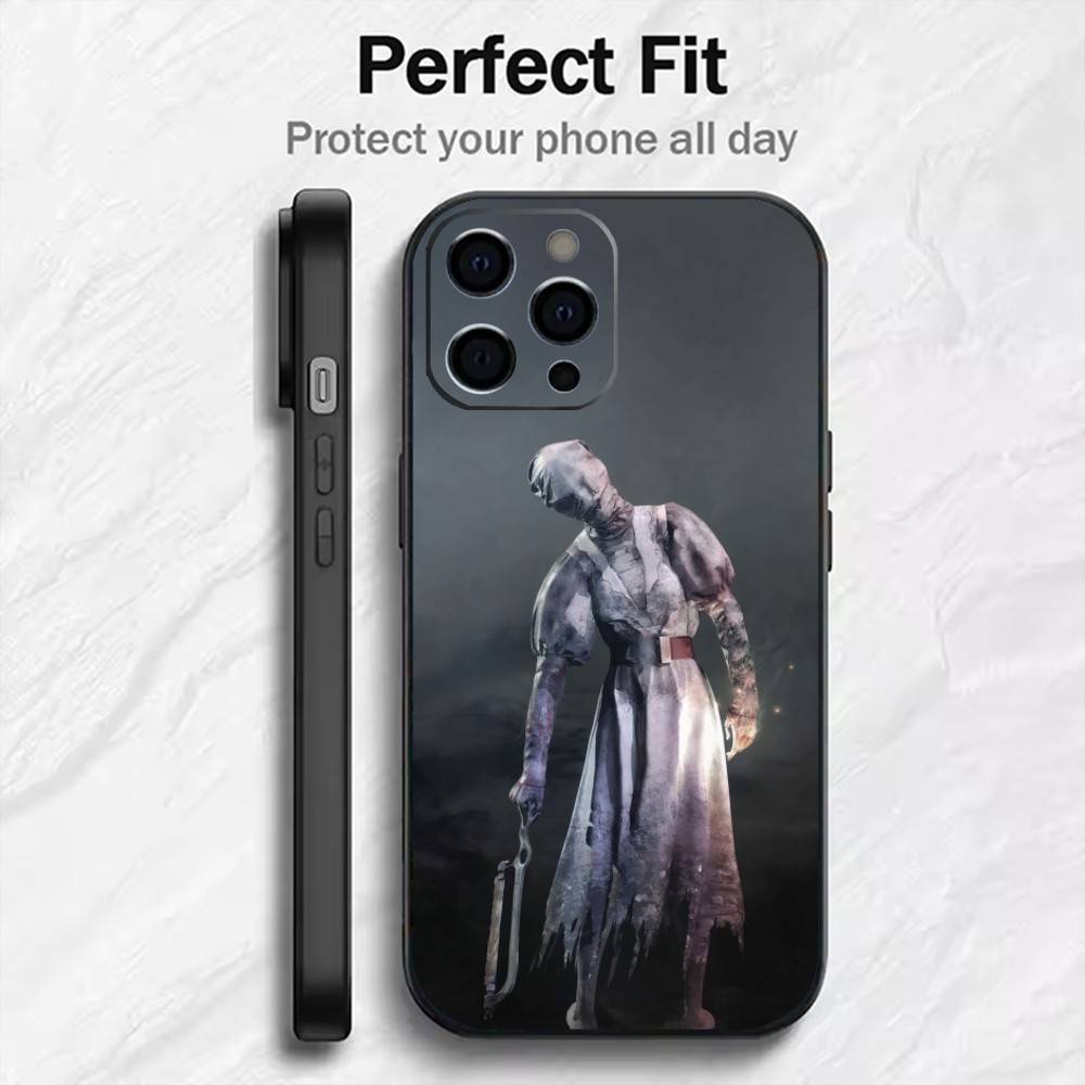 

DBD Game D-Dead By Day-Light Phone Case For iPhone17,16,15,14,13,12 Plus,Max Soft Silicone Black Cover iPhone13PROMAX