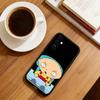 Adorable  D-dumping Phone Case Black Silicone Soft For Samsung Galaxy A73,A72,A71,A70,A53,A52,A51