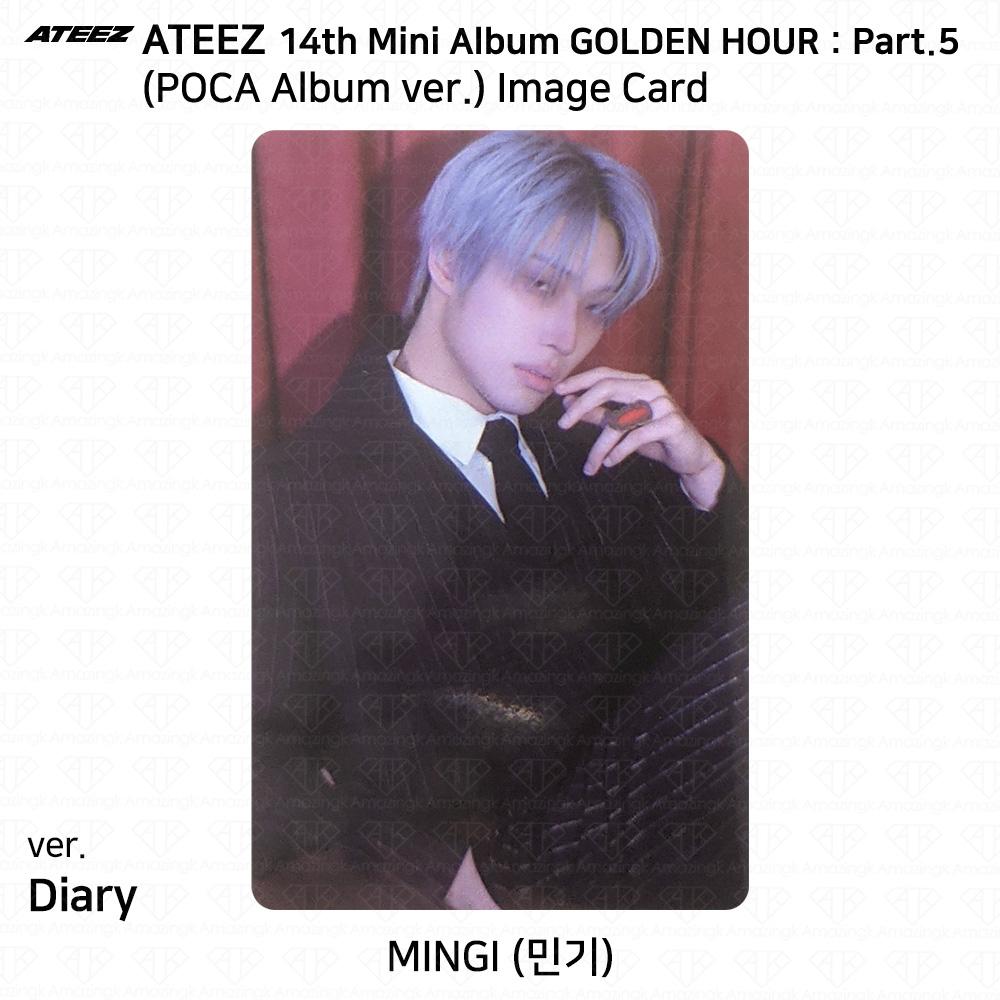 ATEEZ 14° Mini Album Golden Hour Parte.5 Album POCA ver. Photocard DIARY VER