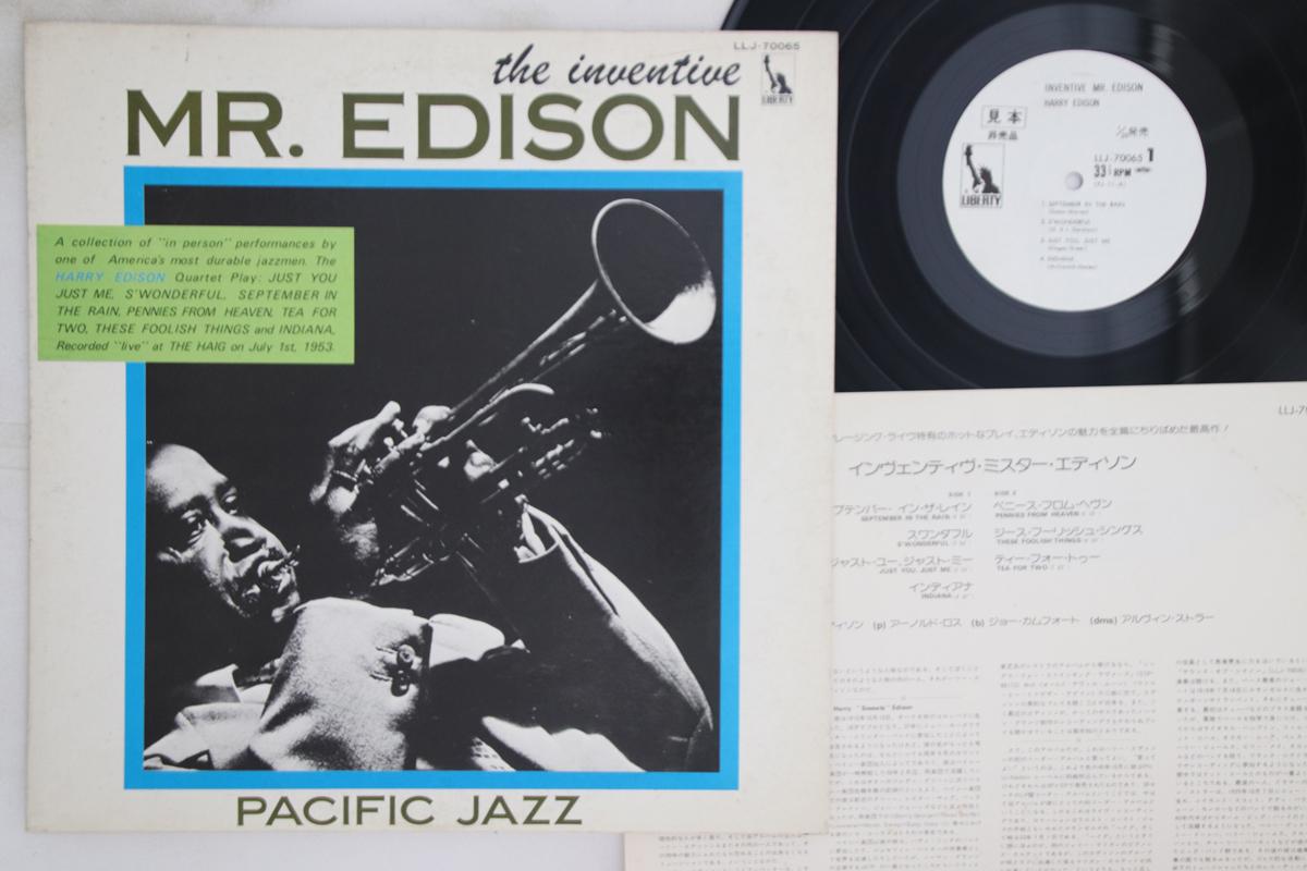 

LP Record HARRY EDISON - Inventive Mr. Edison LLJ70065PROMO LIBERTY Japan Jazz Used
