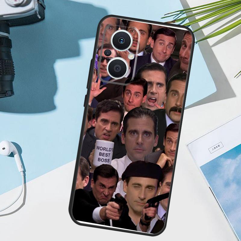 

The Office Michael Scott Cover For OPPO Reno 14F 13F 12F 11F 8T 7 8 Lite 10 11 12 13 14 OPPO Find X9 X8 X5 X6 Pro Case OPPO Reno14 Pro