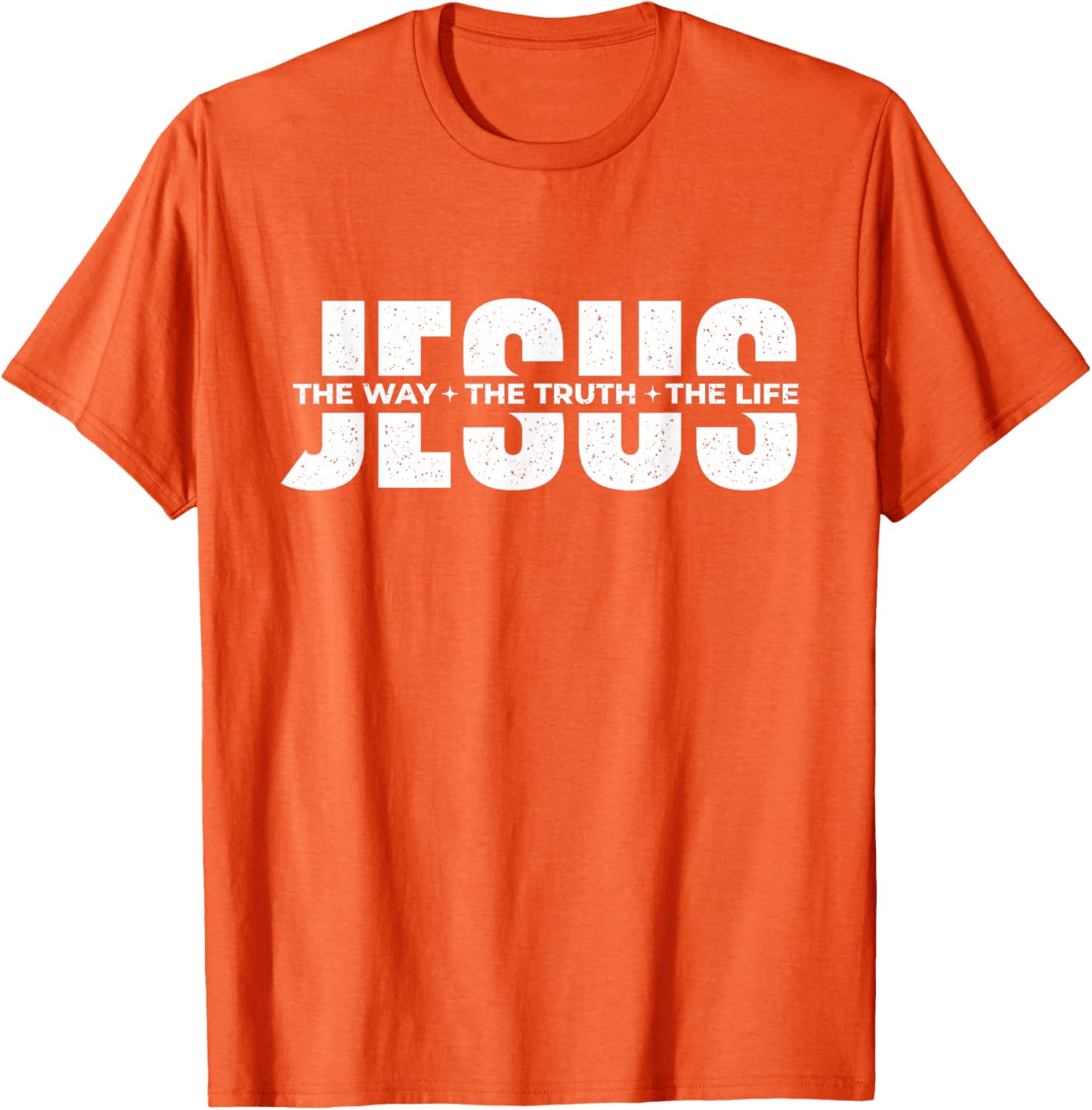 

Jesus The Way The Truth The Life Christian Graphic Tee Men Casual Short Sleeve T-Shirt 4XL