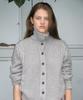 Sinoon Cable Collar Cardigan (Grey)
