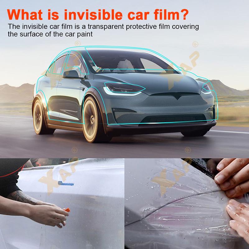 Tesla Model X (2016-2021) TPU Invisible Paint Protection Film - Scratch Resistant Film Exclusive
