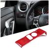 Red Carbon Fiber Headlight Switch Button Trim Cover For Nissan GTR R35 2008-16