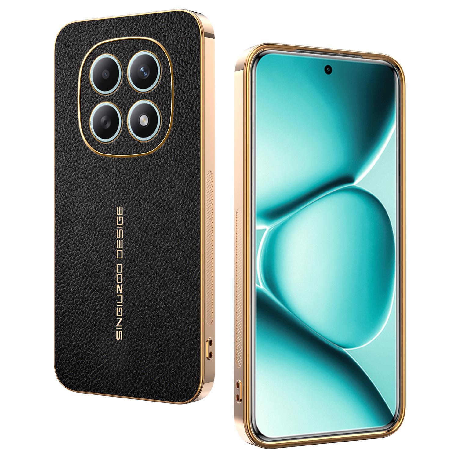 

Чохол для телефону для Xiaomi Poco M8 5G/Redmi Note 15 5G (Глобальний)/15 4G (Глобальний) Захист від подряпин ТПУ Шкіра PU Текстура лічі Задня кришка для телефону