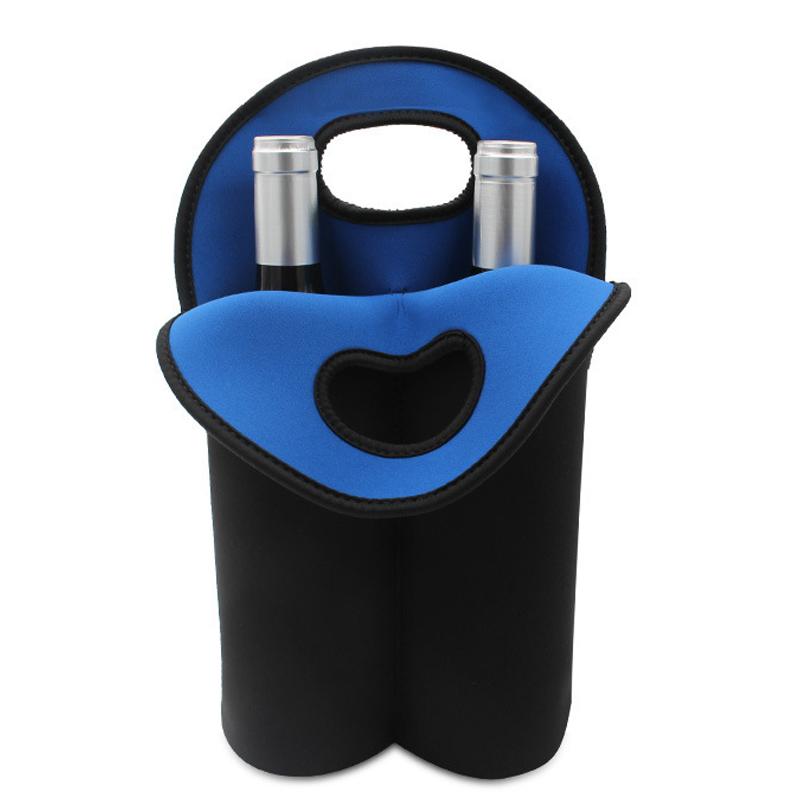 1/2 Bottles Neoprene Wine Bottle Freezer Bag Portable Cooler Wine-bottle Bag Protect Insulated Cover Beer Cooling Holder Carrier