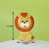 Safari Animal Cake Decoration Cartoon Woodland Animal Cake Toppers Rensin Lion Panda Kids Jungle Safari Birthday Party Supplies