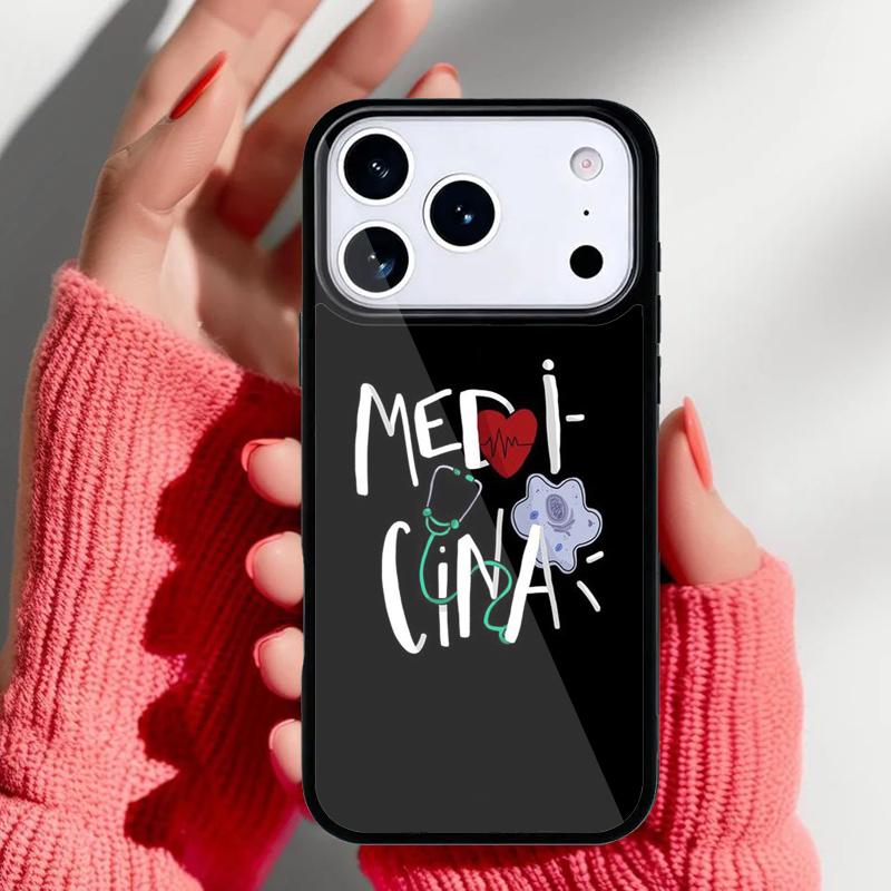 Süße Cartoon Medizin Krankenschwester Arzt Handyhülle für iPhone 17 16 15 14 13 Pro Max Rückabdeckung für 12 11 Pro Hülle