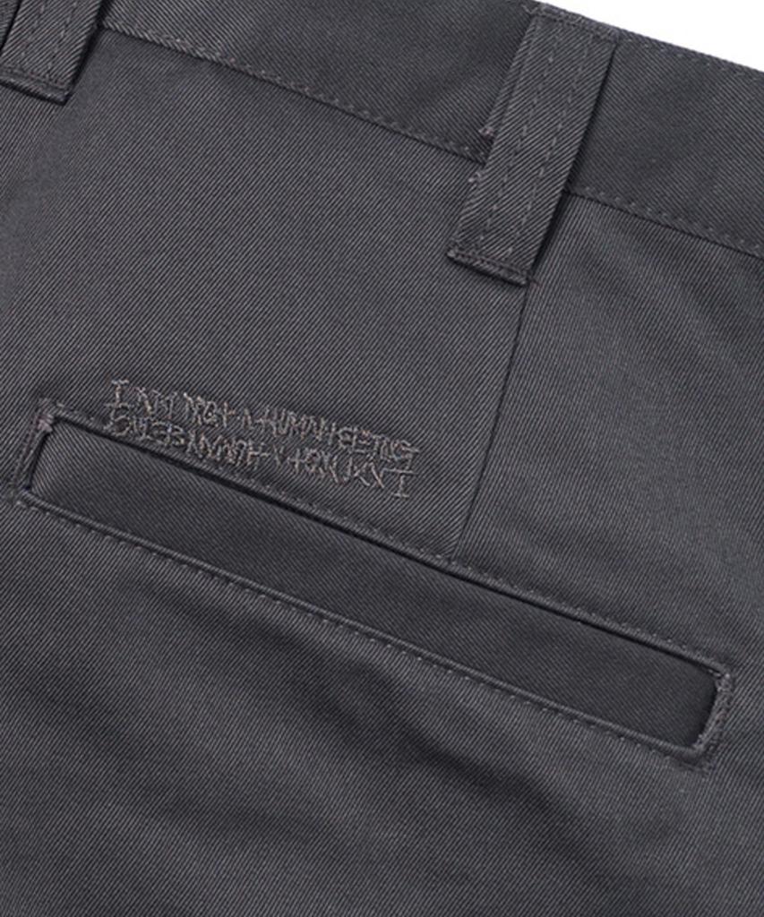 Aimnaseohyumeonbiing Logo Allover Work Pants - Charcoal