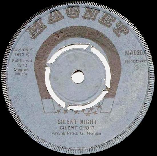 7inch Record SILENT CHOIR TROPIC SHADOWS Silent Night Anniversary MA020 Magnet 1973 UK Reggae Ska Dub Used