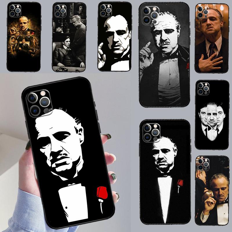 The Godfather Movie Italian Mafia Case For iPhone 15 Pro Max 14 13 12 11 16 17 Pro Max mini 15 16 Plus 16e 17 Air Phone Cover