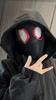 Miles Spider-Man Headgear Electric Eyes Movable Across the Universe Blinking Face Mask