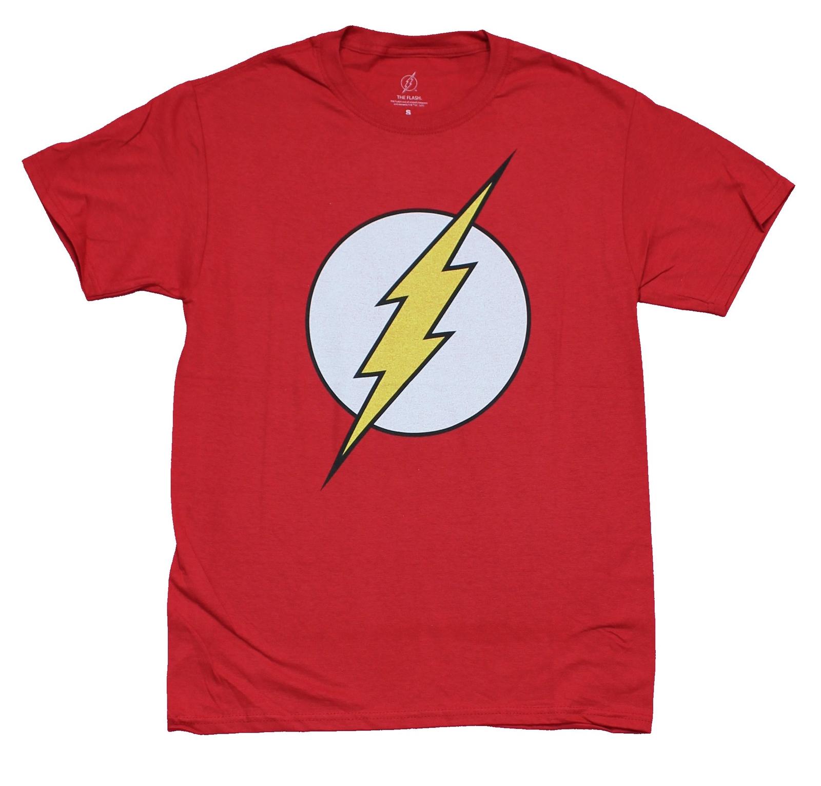 Flash Comic Mens T-Shirt - Classic Crisp Logo S