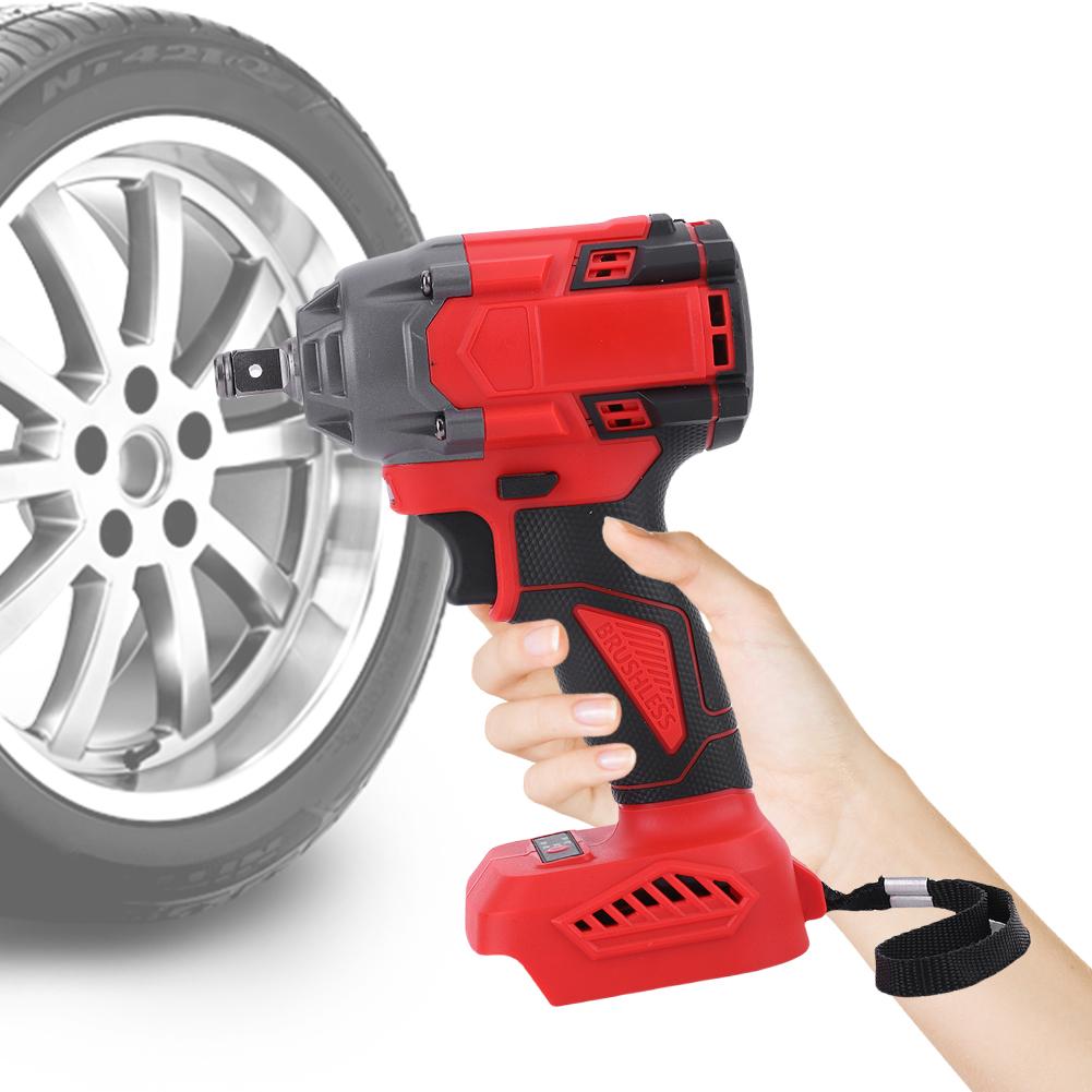 520 Nm Cordless Brushless Electric Impact Wrench Electric Impact Gun Construction and Auto Power Tools for 18-21V Makita Battery