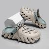 Nuove 2025 Moda Uomo Sandali da Esterno Scarpe da Spiaggia Estive Fondo Spesso Traforate EVA Traspiranti Slip-On Ciabatte da Acqua Coppie