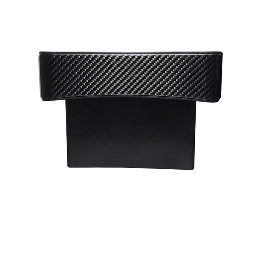 

Upgrade Real Carbon Fiber Storage Box Car Seat Gap Organizer Pocket