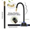Black 8mm PE Hose 20cm Flexible Nozzle Misting Watering System 45/60/80/100W Self-priming Pump Adjustable Sprayer Kit for Garden