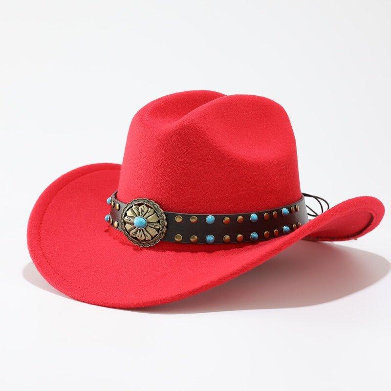 Men's and women's jazz hats, vacation sunscreen, national Tibetan style, European, American and western cowboy hats, travel hats