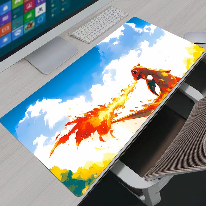 Pokemon Pikachu Large Mouse Pad Office Computer Desk Mat Table Keyboard Laptop Carpet Accessories Gaming durable Mousepad 30x80x0.2cm