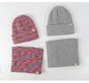 3pcs Winter Children's Knitted Hat Gloves Scarf Set Outdoor Thick Warm Beanies Hats for Kids Fleece Boys Girls Hats Scarf Set