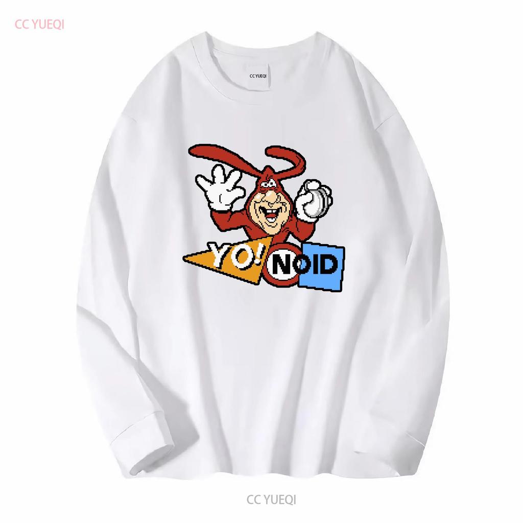 Yo Noid T Shirt New Small Med Large XL Classic 80s Video Game NES Pizza long or short sleeves vintage Washed fashion streetwear
