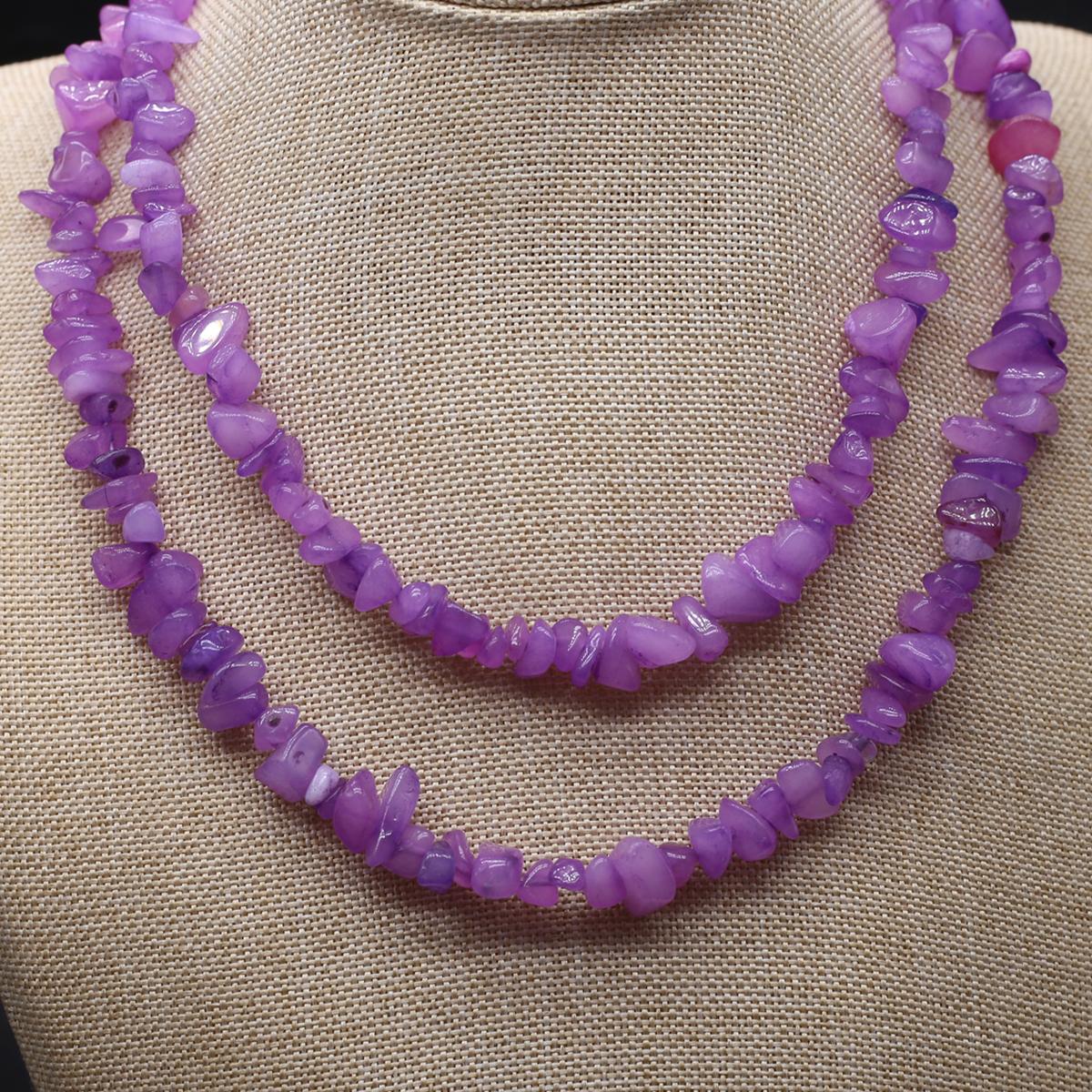 

Бусины из натурального камня амазонит/зебра, гравийные бусины для изготовления ювелирных изделий, ожерелье, серьги, браслет, аксессуар, длина 80 см 7mm