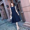 Dress New Temperament Dinner Dress Dignified Celebrity Short White Can Usually Wear Sleeveless Dress