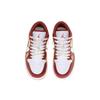 Jordan Air Jordan 1 Low Top Vintage Basketball Shoes Men's White Red Gold FJ3459-160(Team-)