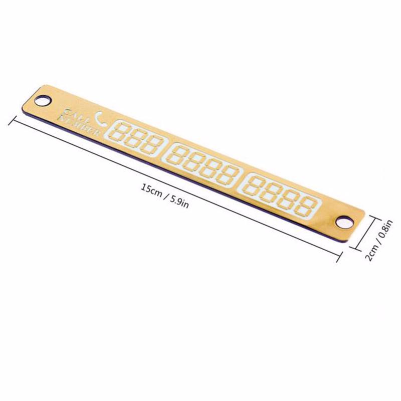 Car Parking Card Notification Sucker Plate Card Telephone Number Car Styling Phone Number Card