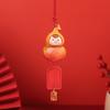 Gourd Shape Resin Car Pendant With Chinese Style Decor For Vehicle Interior Enhancement