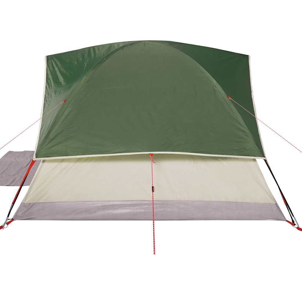 Dome Family Tent for 6 Persons Green Waterproof