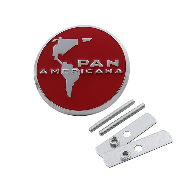 3D Car Styling Pan Americana Highway PANAMERICANA for Car Door Fender Trunk Rear Bonnet Nameplate Decal Emblem Badge Sticker