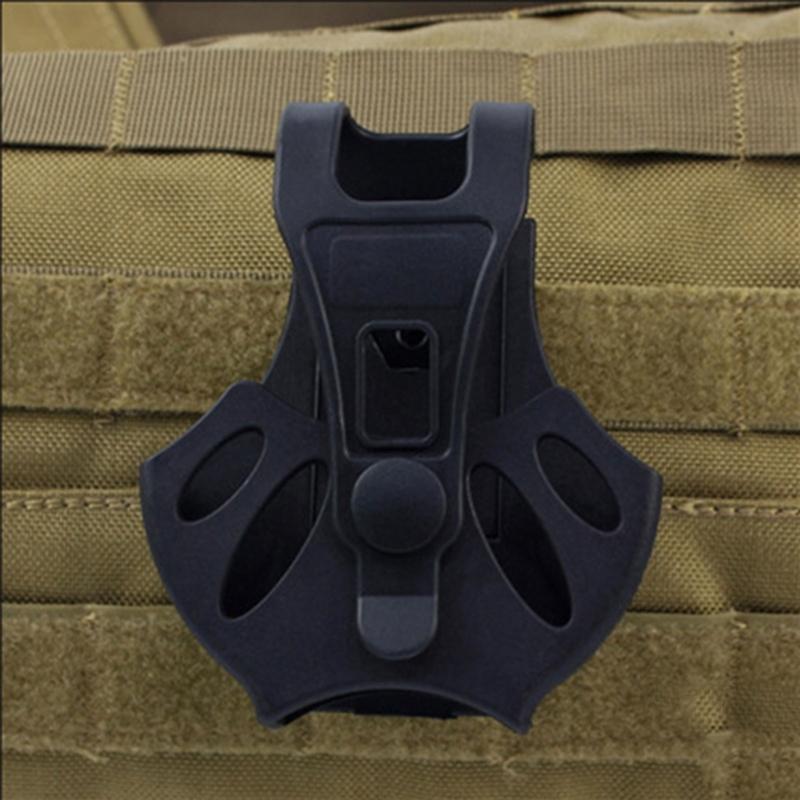 Portable Open Top Handcuff Case 360 Rotation Handcuff Holder Wear-resistant Handcuff Holsters Polices Shackles Cover